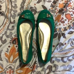 Coach Daphne flats wsuede tips - perfect condition